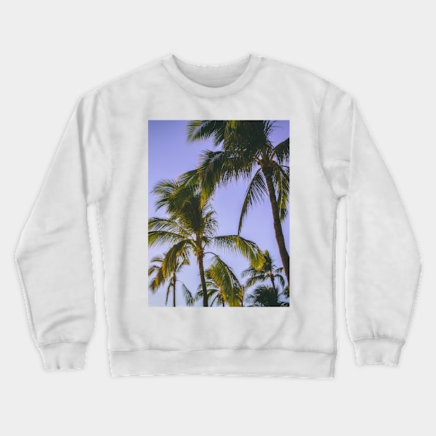 Tropical Palm Trees Crewneck Sweatshirt by NewburyBoutique